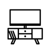 Console with TV Icon