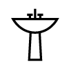 Bathroom Sink/Faucet Icon