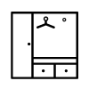 Bedroom Closets and Storage Icon